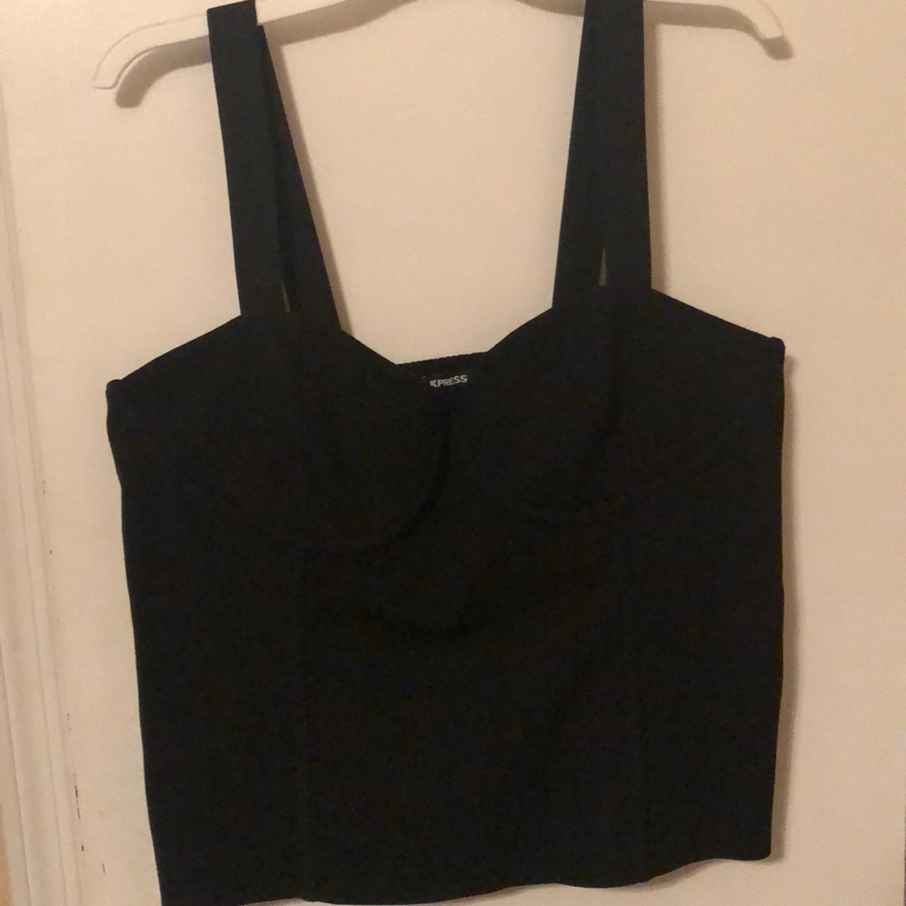 Express Black Bustier Size XL